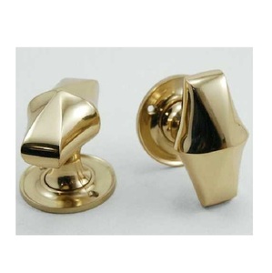 Boutons de porte en laiton poli or faits à la main quincaillerie décorative pour armoires vanités tiroirs armoires et maison élégante - Product Image 6