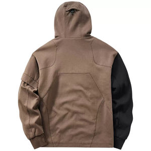 เสื้อฮู้ดผู้ชายดีไซน์ตามสั่งสไตล์แฟชั่นคุณภาพสูงกันน้ำตัดได้อย่างสมบูรณ์แบบหลากสี - Product Image 3