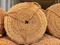 Corde de coco la moins chère/Corde de jute tissée naturelle durable de haute qualité de 8mm x 3m