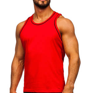 CAMISETA DE TIRANTES PREMIUM CONTRAST TRIM HOMBRE AL POR MAYOR - Product Image 1