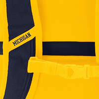 Sac à dos de personnalisation Wolverines de l'université du Michigan de meilleure qualité en gros Logo personnalisé