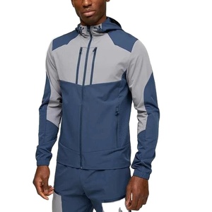 Chándal de nailon de verano personalizado para hombre, conjunto de chaqueta y pantalón cortavientos con cremallera para deportes, chándales cortavientos para hombre 2026 - Product Image 2