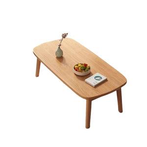 Mesa De Chá De Madeira Simples Moderna Do Estilo Nórdico Para A Mobília Home Da Sala De Estar Do Apartamento Pequeno Mini Tipo Mesa De Café - Product Image 3
