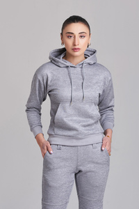 Fabricante de fábrica Precio bajo Mujeres Chándal Logotipo privado Venta al por mayor Mujeres Moda Conjuntos de dos piezas - Product Image 4