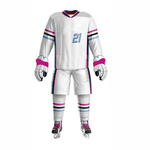 Uniforme de Hockey sobre Hielo Deportivo para Hombre de Último Diseño, con Logotipo y Nombre de Equipo Personalizables, Material 100% Poliéster - Product Image 6