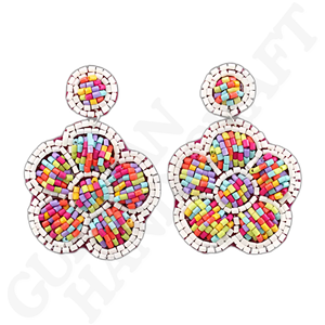 Pendientes de Seltzer con cuentas de diamantes de imitación con estilo hechos a mano, joyería de gota inspirada en bebidas brillantes, accesorio de moda - Product Image 3