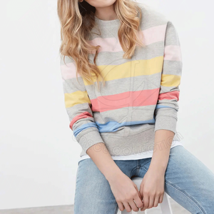 Sweat-shirt à manches longues de style nouveau pour femmes avec taille personnalisée couleur unie de Sialkot pour l'hiver avec logo avant - Product Image 4