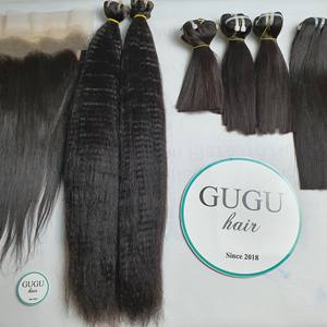Virgin <b>Hair</b> Extensions <b>Kinky</b> <b>Straight</b> <b>Hair</b> Bundles Super Double Drawn Vietnamese Raw <b>Hair</b> Tape swiss Lace Closure Wholesale - Product Image 3