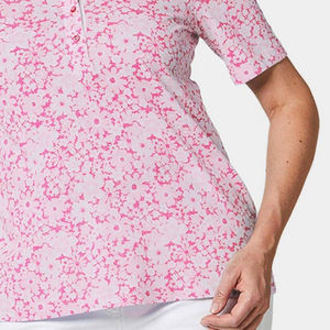 Polo de sublimación para mujer de baja tasa novedad servicios OEM diseño de logotipo personalizado multicolor últimos polos para mujer - Product Image 4