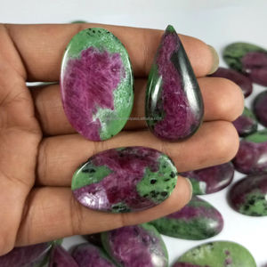 Lote al por Mayor de Piedras Preciosas Sueltas de Rubí Zoisita Natural, para Fabricación de Joyería, Formas y Tamaños Variados - Product Image 4