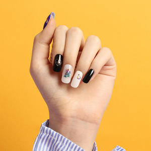 Pintura de Metal #45880, pegatinas de uñas con marco de corazón de amor, lámina dorada y plateada, relieve 3d de arcoíris, diseño único, varias tallas, Corea, oem, odm - Product Image 4