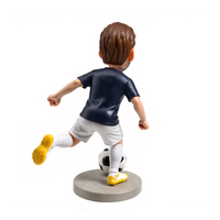 Trofeo de Resina 3D Personalizado del Copa América 2026, Adorno de Jugador de Fútbol Pintado a Mano, Base con Logotipo del Equipo, Premio de Fútbol Personalizado