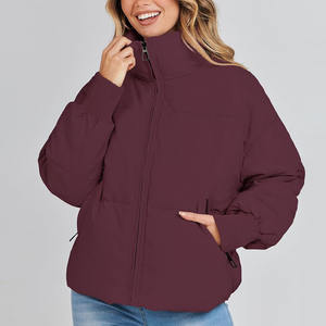 Ropa de calle nueva moda a prueba de viento chaqueta acolchada para mujer al aire libre ropa informal de invierno chaqueta cálida de burbuja para mujer - Product Image 3