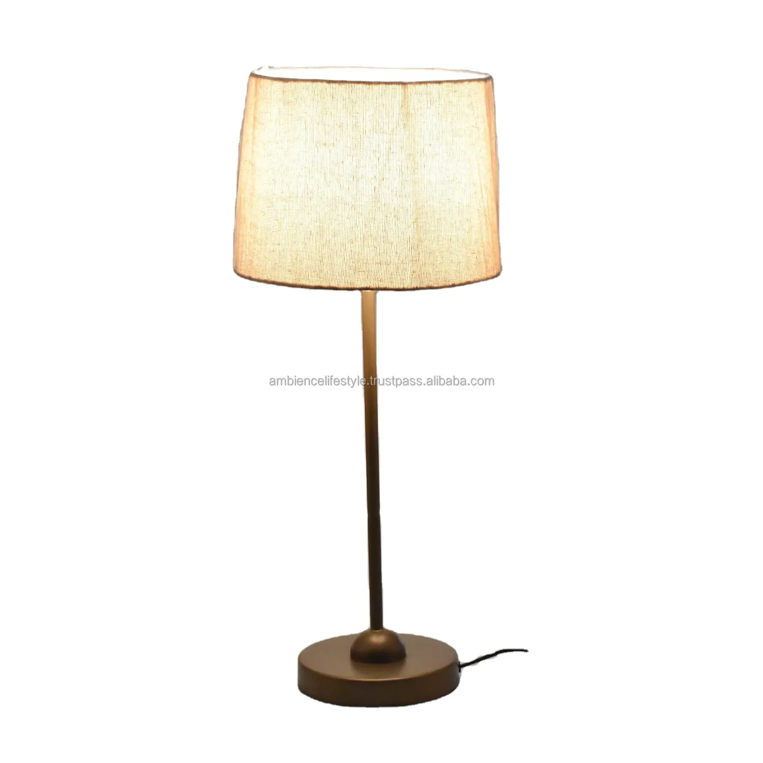 Top Selling Decorative Luxury Gold Powder Coated Table lamp for Home Decoration by Ambience Lifestyle