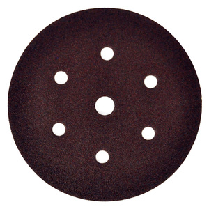 Disco abrasivo in carta con velcro ''p64e'' 7 fori 150 x 14 mm - Grana 80 - Product Image 1