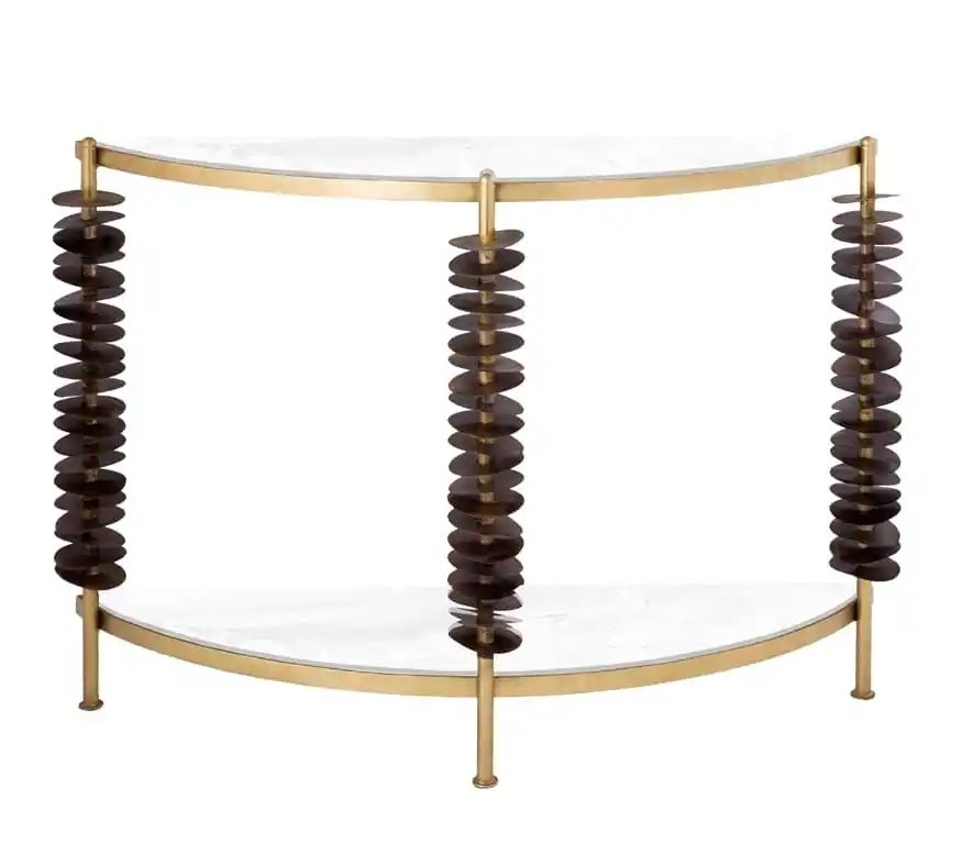 Table d'appoint arbre fait à la main en fer Table basse latérale salon moderne Table d'appoint ronde meubles de luxe