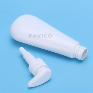 Bouteille à pompe en PET de couleur personnalisée de 150ml, forme cylindrique, pot d'emballage de lotion industrielle, finition mate, impression de logo, ISO 9001 - Product Image 2