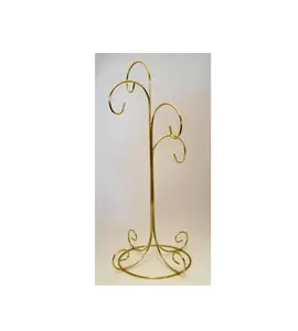 花式设计黄铜金属首饰支架，圆形，用于存放项链手链耳环批量
