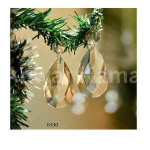 Clear Glass Christmas Ornaments - Product Image 1