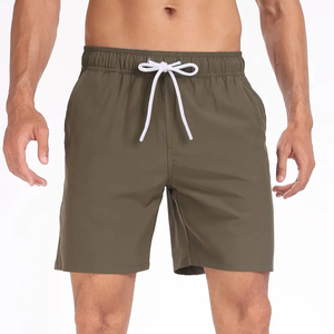 Bermuda décontracté écologique pour hommes, basique, anti-rides, jogging, logo personnalisé, imprimé ample, course à pied, basket-ball de plage - Product Image 2