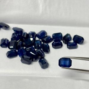 Natural <b>Blue</b> <b>Sapphire</b> Octagon Radiant shape Faceted Emerald Cut Loose Gemstone For Jewelry Precious Certified 2x4mm to 8x10mm - Product Image 1