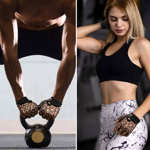 Gants de gymnastique d'haltérophilie à bas quantité minimale de commande au prix de gros Nouvelle arrivée Tissu confortable Gants de gymnastique d'haltérophilie unisexes - Product Image 5