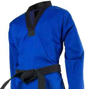 ชุดเทควันโดระดับมืออาชีพ ผลิตตามสั่ง ผลิตจากผ้าโพลีเอสเตอร์/คอตตอน แห้งเร็ว ระบายอากาศได้ดี เพิ่มความคล่องตัว สวมใส่สบาย - Product Image 3