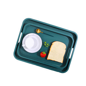 Bandeja de madera para servir platos hechos a mano para utensilios de cocina, vajilla de mesa, para el hogar Decoración de cocina, bandeja de madera a granel - Product Image 5