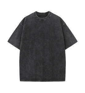 T-Shirt à Col Ras du Cou en Soie Glacé pour Homme, Manches Courtes, Ample, 2024 Coton, Grande Taille, 100% Coton - Product Image 3