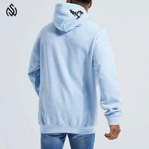 Sweats à capuche imprimés bouffants grande taille à la mode et élégants sweats à capuche thermiques classiques impression bouffante 100% sweats à capuche en coton pour homme - Product Image 2