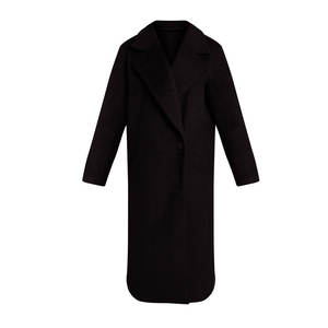 Ventes chaudes Manteau long pour femmes Produits tendance Manteau long en laine / polyester pour femmes En vente en ligne - Product Image 1