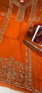 Salwar Kameez Moderne de Créateur Non Cousu Brodé à la Main pour Femme – Style Traditionnel Indien Tendance, Protection Solaire Optimale - Product Image 2