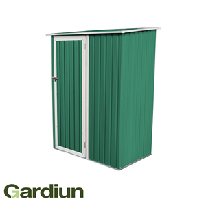Armoire de rangement de jardin en métal Newcastle Green 1.27 m2 Une porte | Fournitures de jardin extérieur | Produit prêt à expédier depuis l'Espagne - Product Image 1