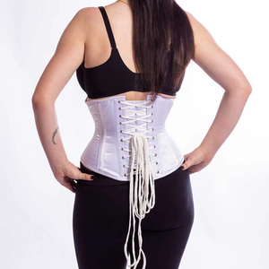 Wholesale <b>Underbust</b> Steel Boned Sexy <b>Corset</b> With Front Side Laces High Quality Fashion Wear Slimming <b>Corset</b> Custom logo Oem - Product Image 5