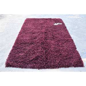 Alfombra turca Vintage moderna, x 8 pies 5,6, lana roja de área grande, respaldo de látex de 10mm de espesor para entrada, 9x12, Patchwork rectangular - Product Image 1