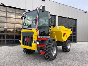 Dumper Wacker Neuson de 10 tonnes DV100 avec siège d'opérateur rotatif 4x4 Dumper hydrostatique pour chantier - Product Image 3