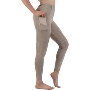 Vêtements équestres durables haute performance, pantalons en silicone personnalisés, jodhpurs, leggings, culottes d'équitation - Product Image 3