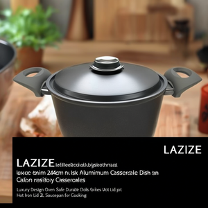 Non-stick Aluminum Casserole <b>Dish</b> (24cm) LAZISE 1009884 - Product Image 3