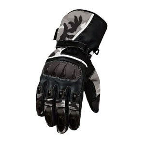 New Wholesale Leather Motorbike <b>Gloves</b> High Quality Customized Design Custom Colors Windproof <b>Touch</b> Screen Full Finger Made - Product Image 2