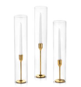 Bougeoir en métal classique Style de maison élégant et décor d'événement pour les dîners romantiques Paramètres de table de Noël - Product Image 3