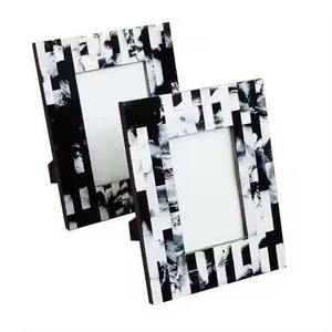 Elegant Resin Photo Frame Handcrafted Design Perfect for Displaying Pictures on <b>Desk</b> Table <b>Shelf</b> or Living Room - Product Image 5