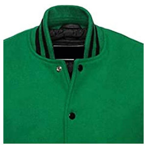 Chaqueta Bomber de Lana para Hombre de Alta Calidad, con Diseño Formal Premium, Bordado con Patrón de Letras de Camuflaje y Cuello Redondo, para Primavera - Product Image 2