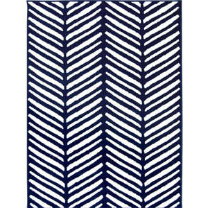 พรมเน็ตไลน์ โฮม มาเอสโตร ลายก้างปลา สีฟ้า - Product Image 1
