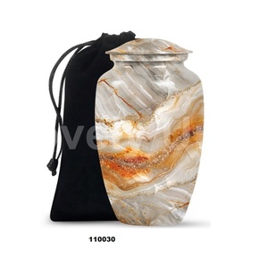 Vente chaude Grande Urne en Marbre Urne Adulte Crémation Pour Cendres Humaines Avec Sac En Velours Gratuit - Product Image 1