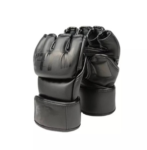 GAF Guantes de boxeo profesionales multicolores personalizados Durable PU Cuero transpirable Medio dedo Entrenamiento de artes marciales Guantes MMA - Product Image 1