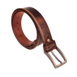 Cinturones de Cuero Genuino Hechos a Mano en Pakistán 2026, Casuales, con Hebilla de Acero, Ligeros, Ecológicos y de Alta Calidad - Product Image 6