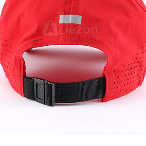 Sombrero de golf de malla con correa ajustable Tela transpirable Protección UV Sombrero de golf al aire libre En stock - Product Image 6