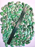 Variscite naturelle de qualité supérieure, cabochon en vrac, fabrication de bijoux fins, pierre précieuse en gros, lot de matériaux, taille libre, pierre précieuse en variscite