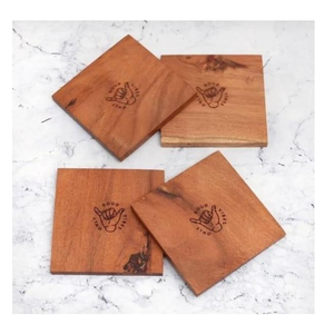 Posavasos Redondo de Madera Natural para Bebidas, Producto en Oferta y de la Mejor Calidad, de Address Crafts India - Product Image 4