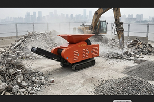 Concasseur à mâchoires mobile miniature économique UJC503 |   Alimentation maximale de 350 mm |   Carrière à petite échelle, recyclage sur site et de la matière première pour la construction routière - Product Image 5